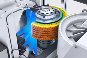 Inspección de forma y perfil de llantas con el LJ-X8000