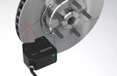 Medición de la vibración de rotores de disco