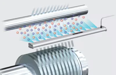 Eliminación de estática de cortadoras