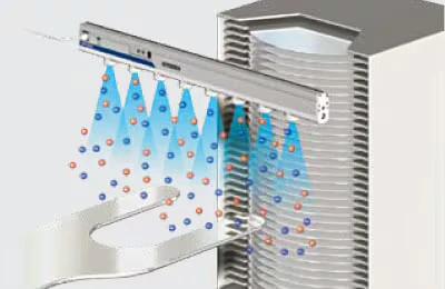 Eliminación de estática de obleas