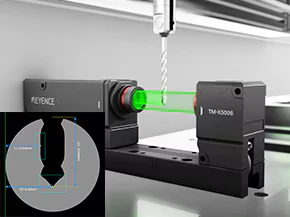 Medición de excentricidad y posicionamiento de la herramienta con el TM-X5000
