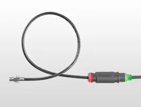 Cabezal totalmente metálico compacto de la Serie ER con cable