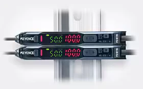 Dos amplificadores FS-N mostrando su configuración de un clic en la pantalla