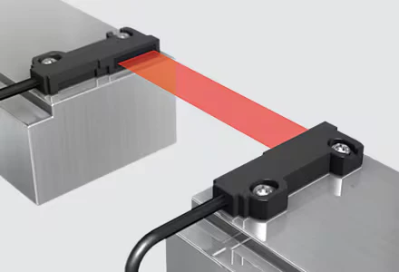Unidad de fibra Keyence de la Serie FU de rango amplio