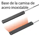Unidad de fibra Keyence FU-A100/A40 de rango amplio, tipo de arreglo, con base de camisa de acero inoxidable