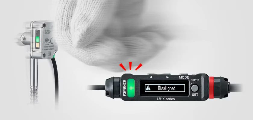 El LR-X alerta «Misaligned» en su pantalla tras un golpe que podría desalinearlo