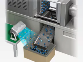 Eliminación de estática en productos moldeados con resina con el soplador SJ-F2000/5000