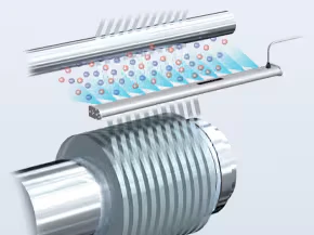 Eliminación de estática de cortadoras con el ionizador SJ-H