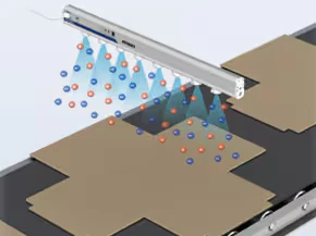 Prevención de defectos en la pintura adhesiva sobre cartón con el ionizador SJ-H