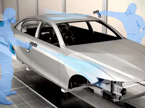 Eliminación de partículas extrañas antes de pintar carrocerías de automóviles con el SJ-LG