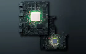 Placas de procesamiento del XG-X, con gran capacidad de cómputo para múltiples cámaras